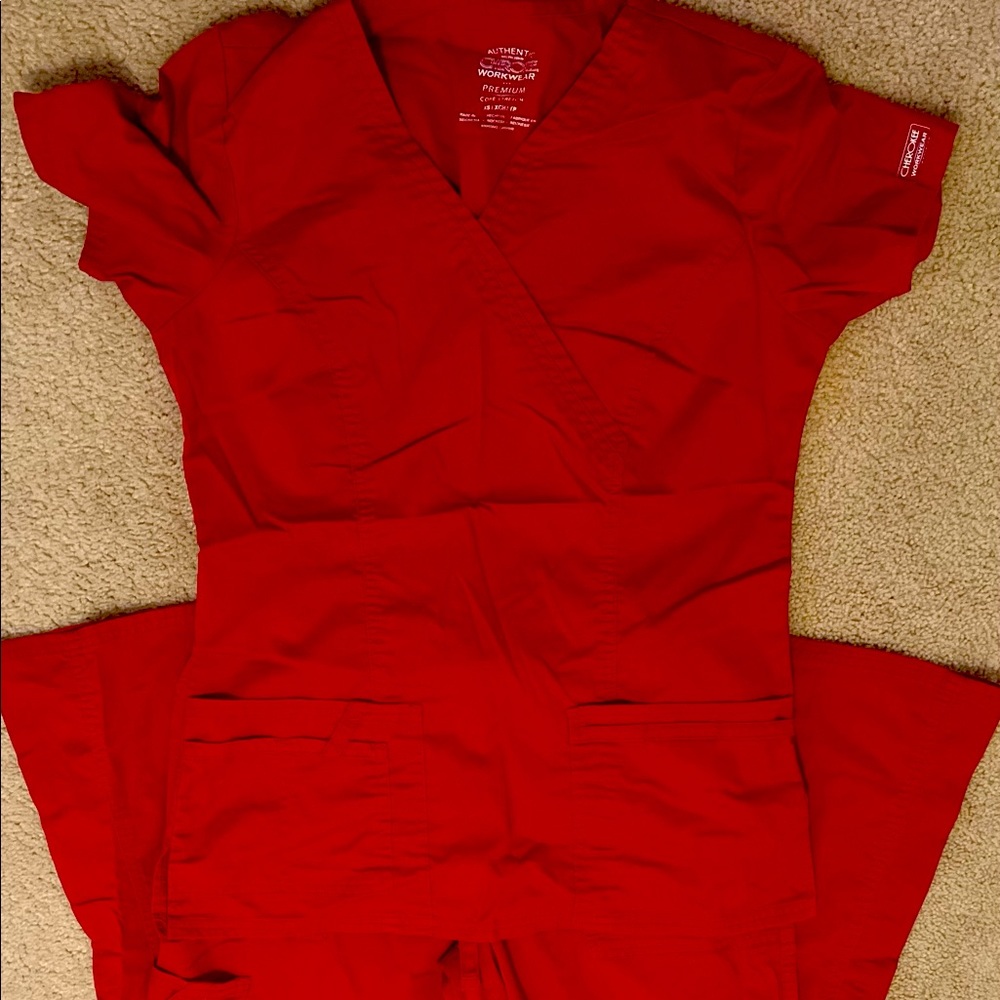 Cherokee Premium Scrubs Set XS-top S-bottom